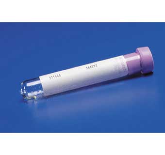 MONOJECT™ LAVENDER STOPPER BLOOD COLLECTION TUBE 3 ML 100 COUNT