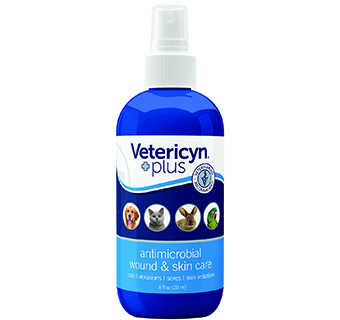 VETERICYN PLUS® ANTIMICROBIAL WOUND & SKIN CARE ALL ANIMAL 8 OZ 1/PKG