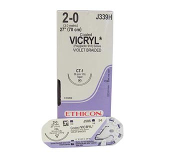 VICRYL™ 2/0 J339H 27 IN (CT-1) 36/PKG