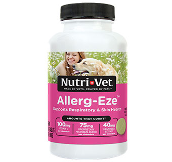 NUTRI-VET ALLERG-EZE™ CANINE NORMAL RESPIRATORY CHEW TAB 60/PKG
