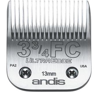 ANDIS® ULTRAEDGE® CLIPPER BLADES SIZE 3-3/4 FC 12/PKG