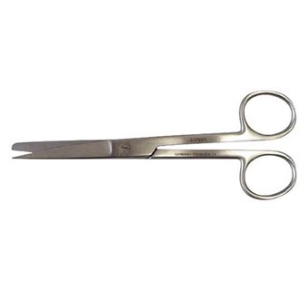 JORVET™ SURGICAL SCISSORS BLUNT 5-1/2 IN 1/PKG