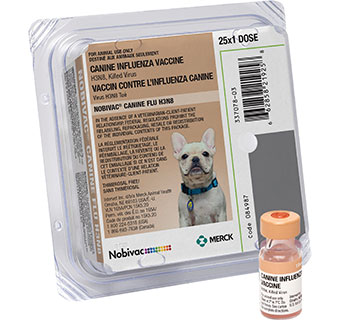 NOBIVAC® CANINE FLU H3N8 25 X 1 ML DOSE