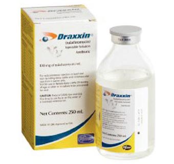 DRAXXIN® INJECTABLE SOLUTION 250 ML (RX)