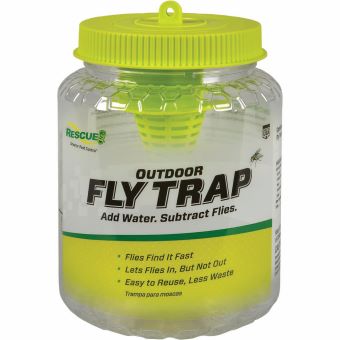 SHELF PACK DISPOSABLE FLY TRAP WITH ATTRACTANT 12/PKG