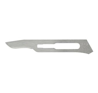 STAINLESS STEEL STERILE SURGICAL BLADE NO. 15 100/BOX
