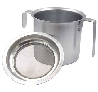 STRIP CUP ALUMINUM WITH STAINLESS STEEL SCREEN 1/PKG