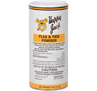 HAPPY JACK FLEA-TICK POWDER 5 OZ