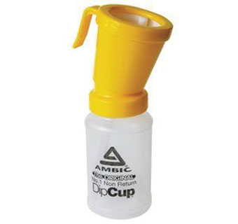AMBIC® NON-RETURN TEAT DIP CUP YELLOW