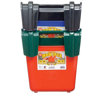 ECONOMY HOOK OVER FEEDER - GREEN - 15 QUART - EACH
