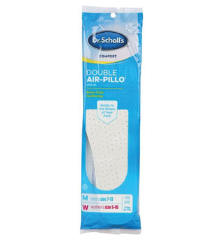 COMFORT DOUBLE AIR-PILLO® INSOLE 1 PR/PKG