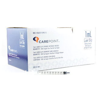 CAREPOINT™ CALIBRATED SYRINGE LUER SLIP 12 ML 1/PKG