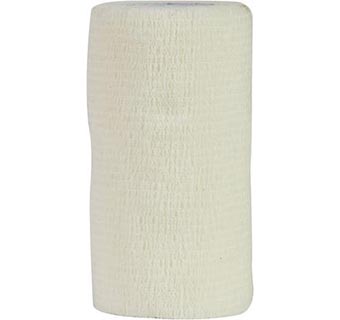 FLEXWRAP® E-Z TEAR® COHESIVE BANDAGE 4 IN WHITE 100/BOX