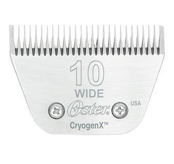 OSTER® CRYOTECH™ A5® CLIPPER BLADE SIZE 10 WIDE CRYOGEN-X™