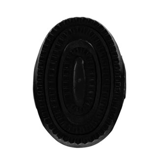 CURRY COMB JUNIOR SOFT RUBBER 4-3/4 IN BLACK