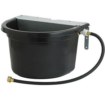 DURAMATE AUTOMATIC WATERER WITH METAL COVER - BLACK - EACH
