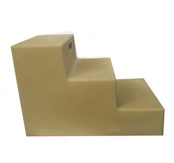 3-STEP MOUNTING BLOCK 22-1/2 IN TAN