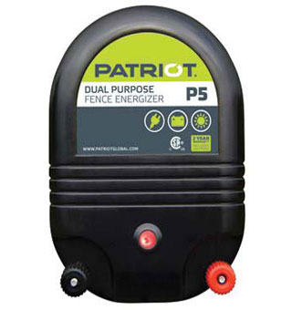 PATRIOT™ P5 DUAL PURPOSE FENCE ENERGIZER 0.7 J 8 KV 15 MILES