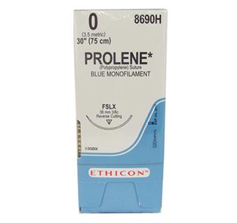 ETHICON™ PROLENE® SUTURES 0 8690H 30 IN (FSLX) 36/PKG