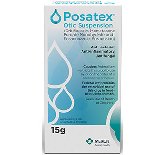 POSATEX® OTIC SUSPENSION 15 G 12/PKG (RX)