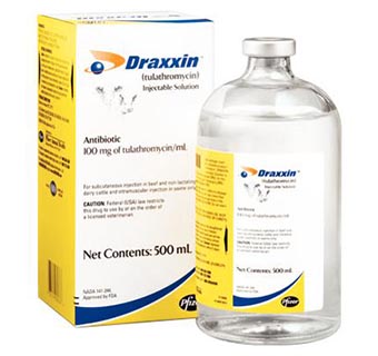 DRAXXIN® INJECTABLE SOLUTION 500 ML (RX)