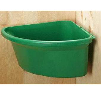 CORNER FEEDER - 6 GALLON - GREEN - EACH