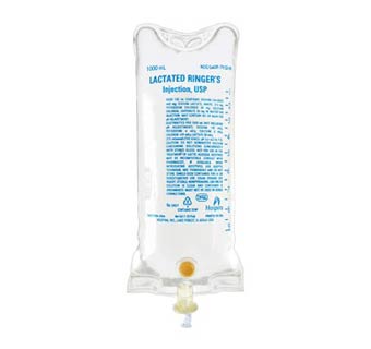 LACTATED RINGER INJECTION BAG 1000 ML RX