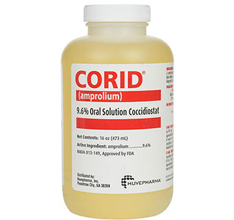 CORID® 9.6% ORAL SOLUTION (AMPROLIUM) 16 OZ