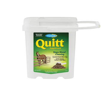 QUITT® STOP WOOD CHEWING SUPPLEMENT EQUINE 3.75 LB