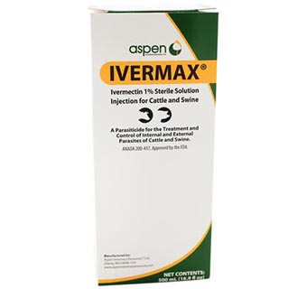 IVERMAX® (IVERMECTIN) 1% STERILE SOLUTION FOR INJECTION NB 500ML (SHORT DATE)