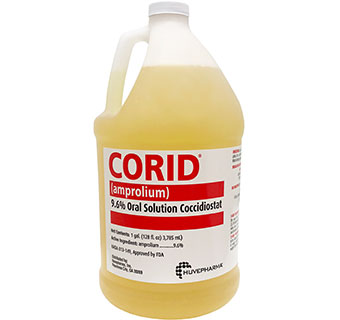 CORID® AMPROLIUM COCCIDIOSTAT ORAL SOLUTION 9.6% 1 GAL