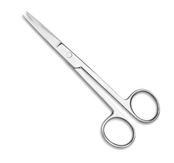 SURGICAL SCISSORS - 5½IN STRAIGHT SHARP/SHARP - EACH