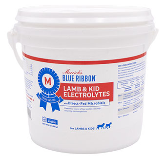 MERRICK'S BLUE RIBBON® LAMB & KID ELECTROLYTES 3 LB PAIL 1/PKG