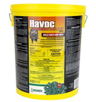 HAVOC® PELLETED PRODUCTS 50 G BAIT PACKS 40 COUNT X 2 PACKS PER PAIL