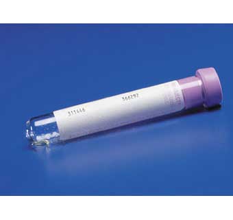 MONOJECT™ LAVENDER STOPPER BLOOD COLLECTION TUBE 2 ML 100 COUNT