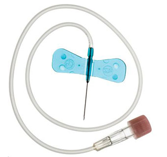 WINGED INFUSION SET 22 GAUGE  X .75 INCH ULTRA THIN WALL NEEDLE
