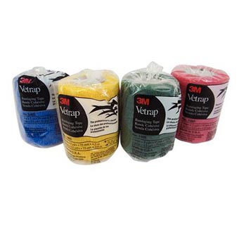 3M™ VETRAP™ ASSORTED COLOR PACKS ASSORTED COLORS 3 IN X 5 YD 12/PKG