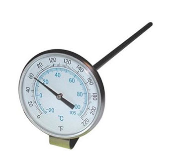 DIAL-TYPE LIQUID THERMOMETER TYPE 0-220