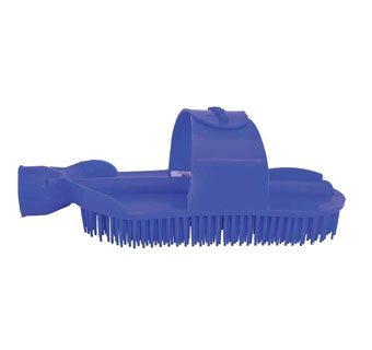 CURRY COMB WITH HOSE ATTACHMENT PLASTIC BLACK