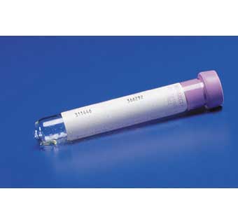 MONOJECT™ LAVENDER STOPPER BLOOD COLLECTION TUBE 7 ML 100 COUNT