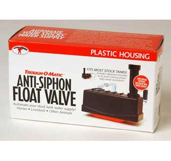 PLASTIC TROUGH-O-MATIC® WITH ANTI-SIPHON FLOAT VALVE