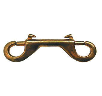 DOUBLE-END SNAP 4-3/4 IN L SOLID BRASS