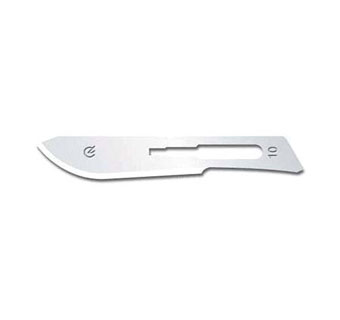 SURGICAL SCALPEL BLADE #12 CARBON STEEL 100/BX