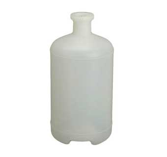 SERUM BOTTLE PLASTIC HDPE NATURAL HOOK BOTTOM 500CC 05725