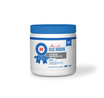 MERRICKS BLUE RIBBON™ UTERINE PROTEOLYTIC BOLUS 50/JAR