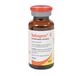 TORBUGESIC® INJECTABLE (BUTORPHANOL TARTRATE) 10 MG 10 ML CIV