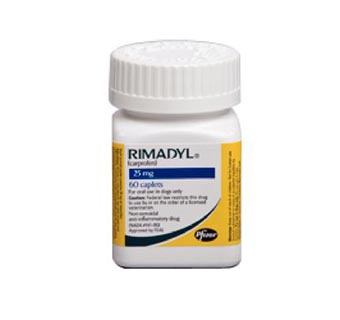 RIMADYL® CAPLETS 25MG 60/BOTTLE (RX)