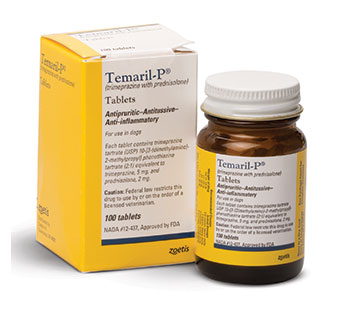 TEMARIL-P® TABS (TRIMEPRAZINE/PREDNISOLONE) 5 MG 100/PKG (RX)