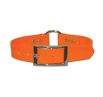 SUNGLO 110D RING-IN-CENTER DOG/CAT COLLAR ORANGE 1 IN X 21 IN