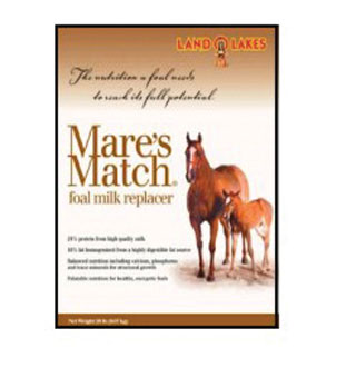 LAND O LAKES® MARE'S MATCH® COMPLETE FOAL MILK REPLACER 24% PROTEIN 20 LB